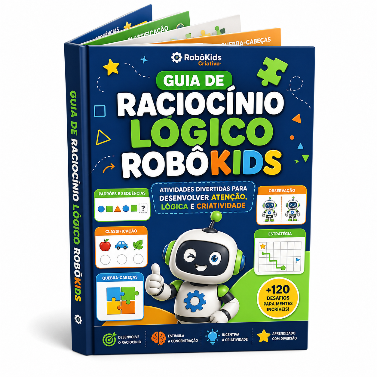Guia de Raciocínio Lógico para Crianças RobôKids