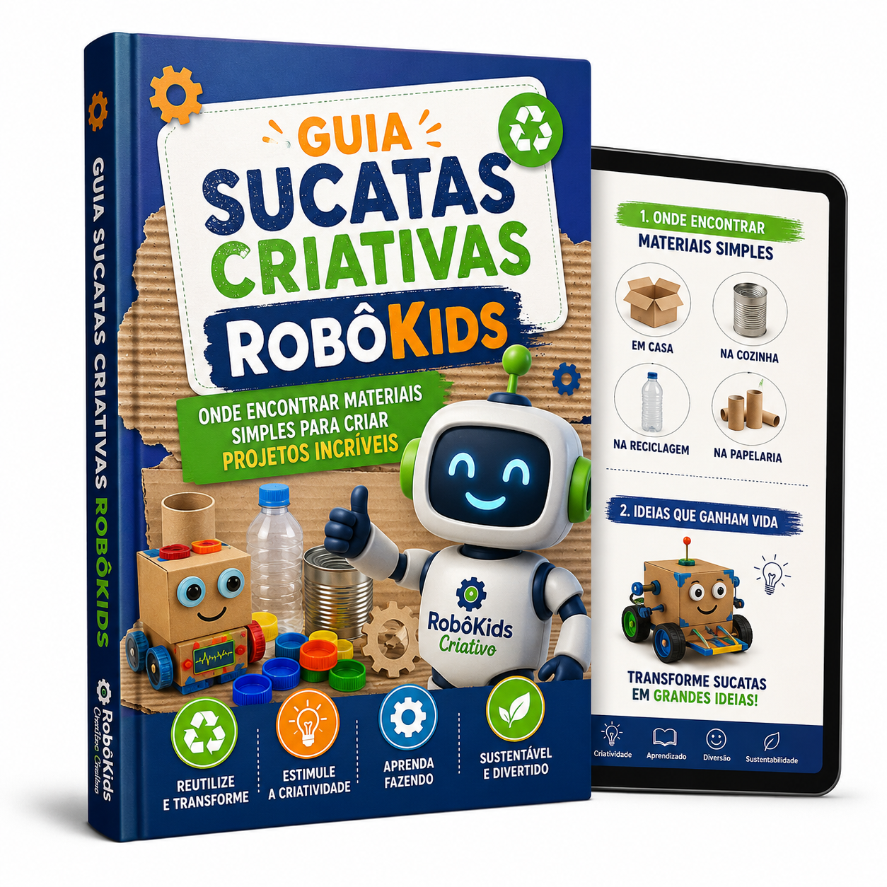 Guia para Encontrar Sucatas Criativas RobôKids